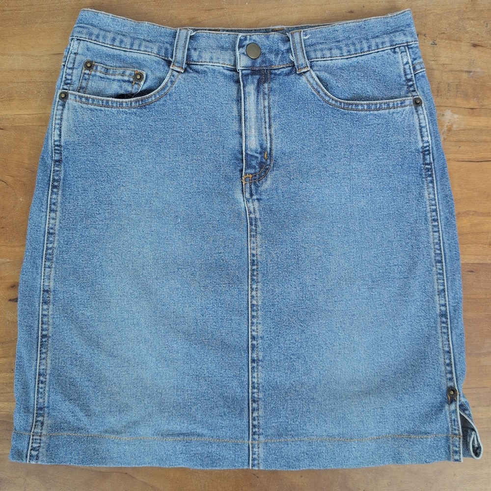 Vintage Roper Stretch Denim Cowgirl Skirt XS